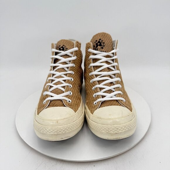Converse Chuck 70 High Golf Le Fleur Men Size 11 163168C Fabric Weave Brown Shoe - Picture 2 of 11